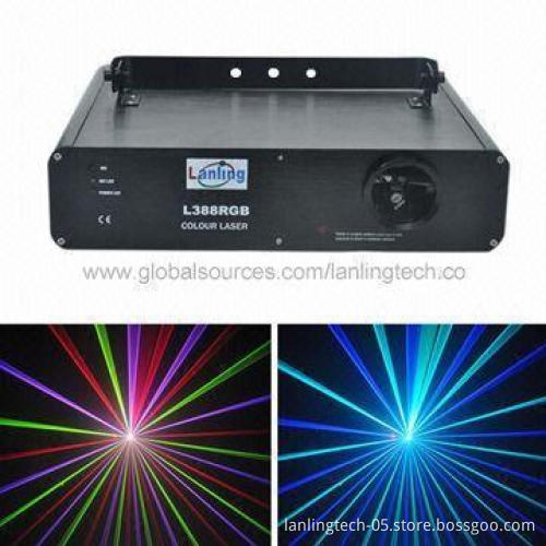 Full Color RGB Laser Light, 350mW Mixed White Laser